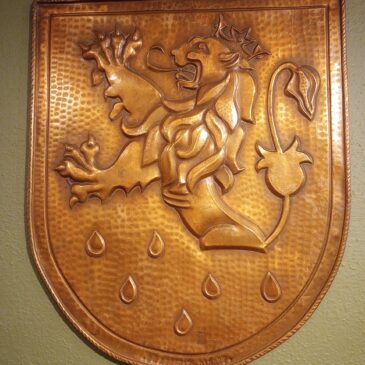 Plaque de cuivre (Arizona Copper Art museum  Clarkdale)